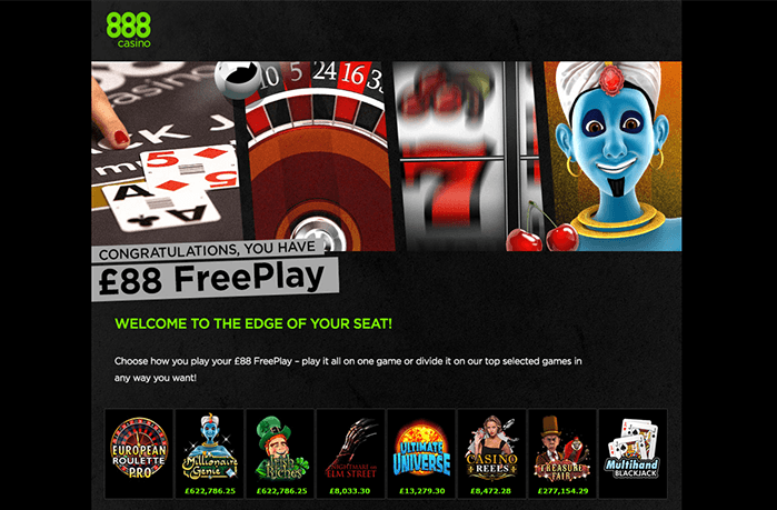 888 casino bonus 88